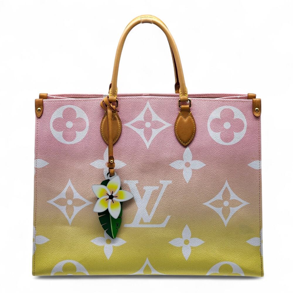 Louis Vuitton OnTheGo Tote By The Pool Monogram Giant GM Pink